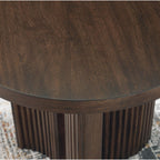 Table d'appoint Korestone - Brun foncé