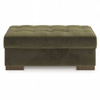 Pouf d'appoint surdimensionné Caspian-Town - Olive