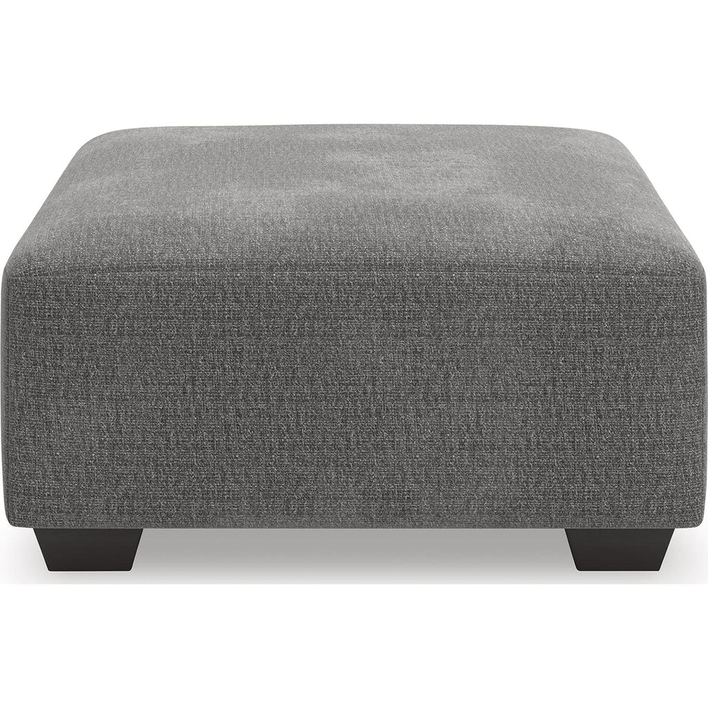 Pouf d'appoint surdimensionné Clarington - Gris pierre
