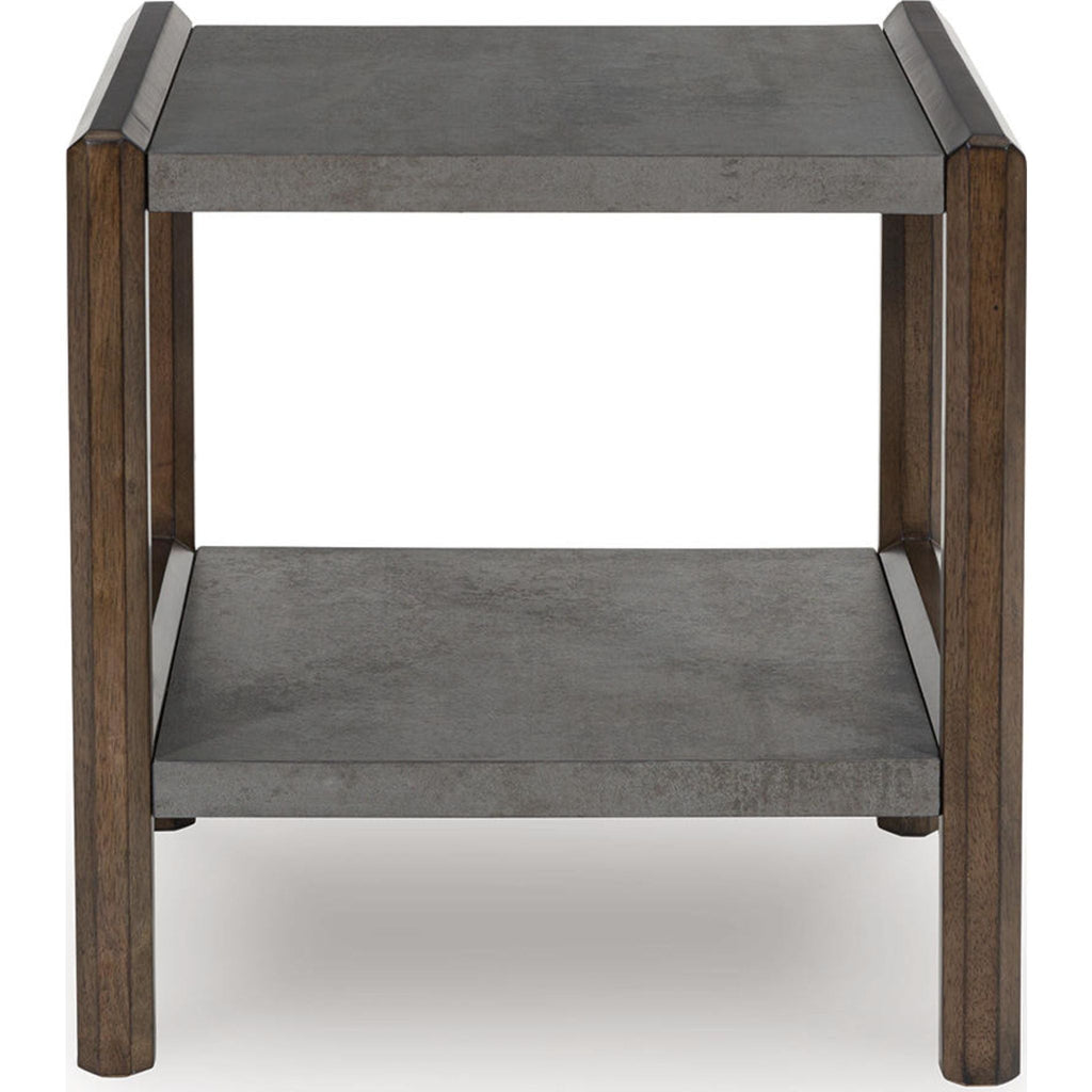 Table d'appoint Kallenny - Marron/Gris