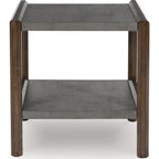 Table d'appoint Kallenny - Marron/Gris