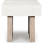 Table d'appoint Jorlaina - Brun gris clair