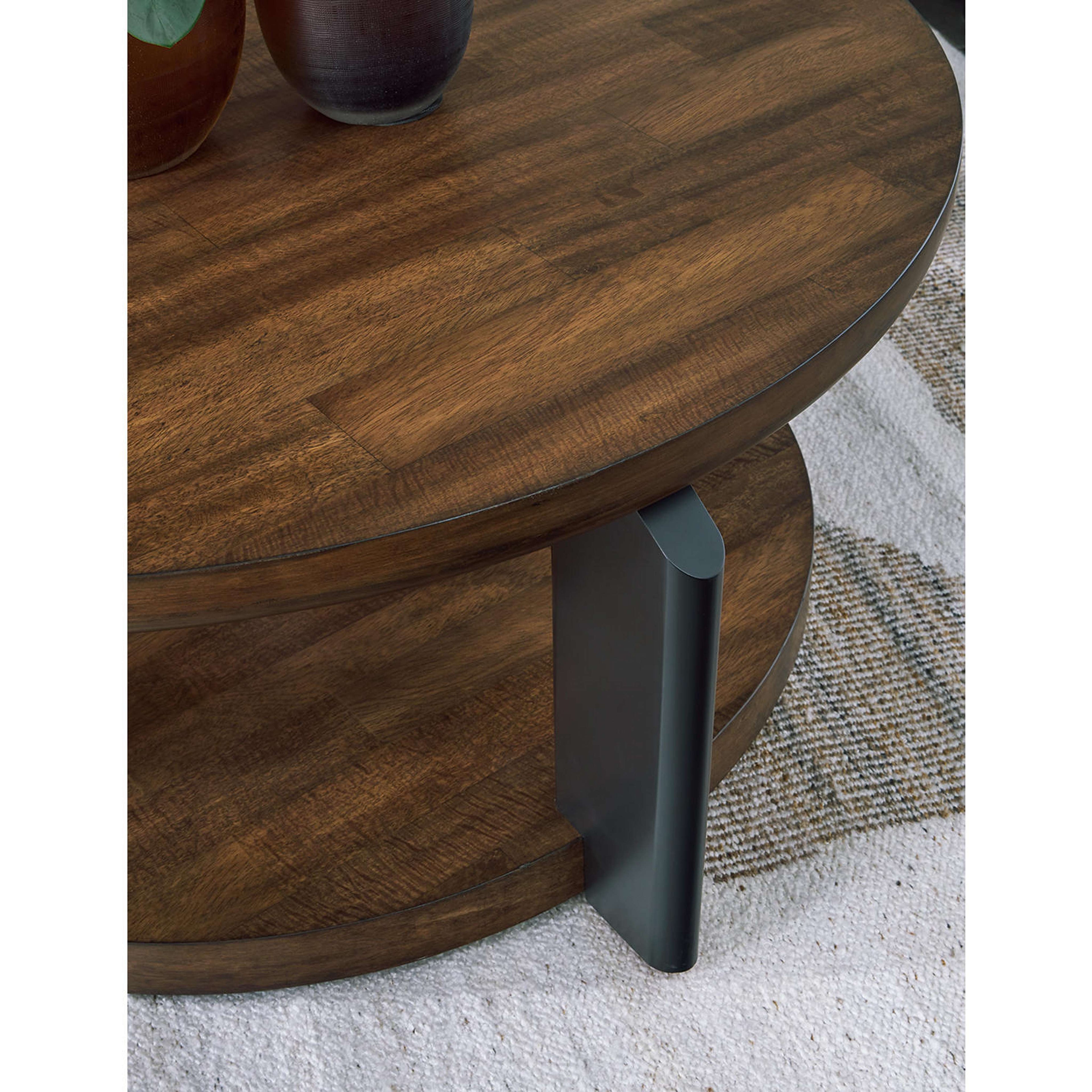 Table basse Kraeburn - Marron/Noir