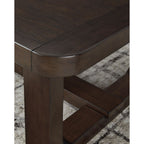 Table basse Breckington - Marron foncé