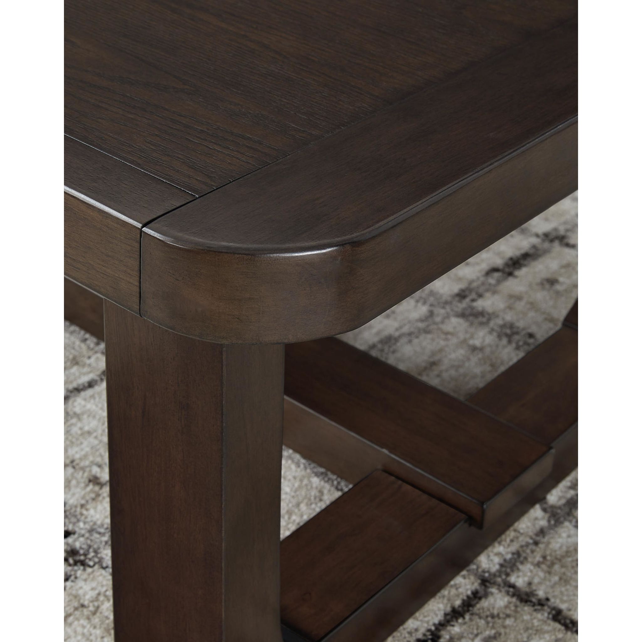 Table basse Breckington - Marron foncé
