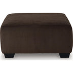 Pouf d'appoint surdimensionné Kimlee - Chocolat