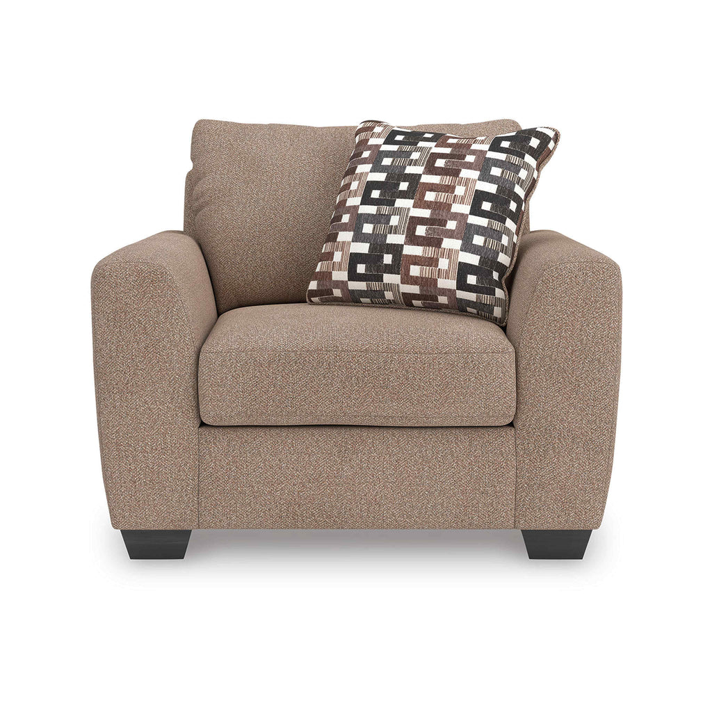 Fauteuil surdimensionné Triston-Peaks - Daim