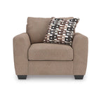 Fauteuil surdimensionné Triston-Peaks - Daim