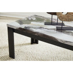 Lot de 3 tables Jazmore - Marron foncé