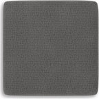 Pouf d'appoint surdimensionné Clarington - Gris pierre