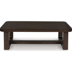 Table basse Breckington - Marron foncé