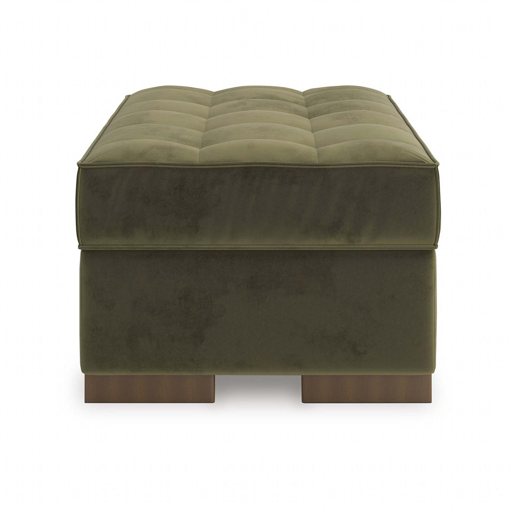 Pouf d'appoint surdimensionné Caspian-Town - Olive