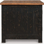 Table d'appoint Kendell - Noir/Marron