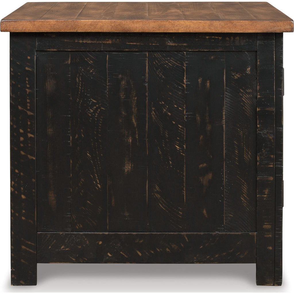 Table d'appoint Kendell - Noir/Marron