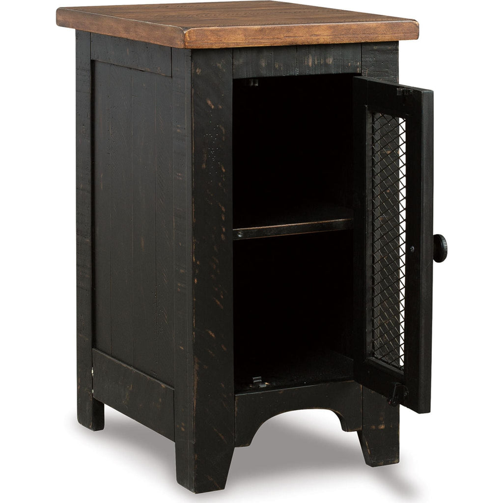 Table d'appoint Kendell Chair - Noir/Marron