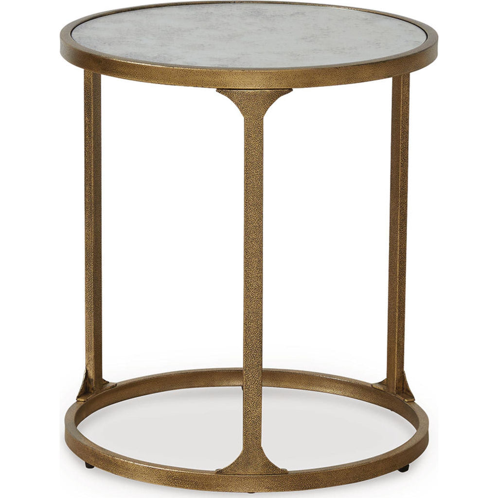 Table de bout Korajane - Or antique
