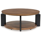 Table basse Kraeburn - Marron/Noir