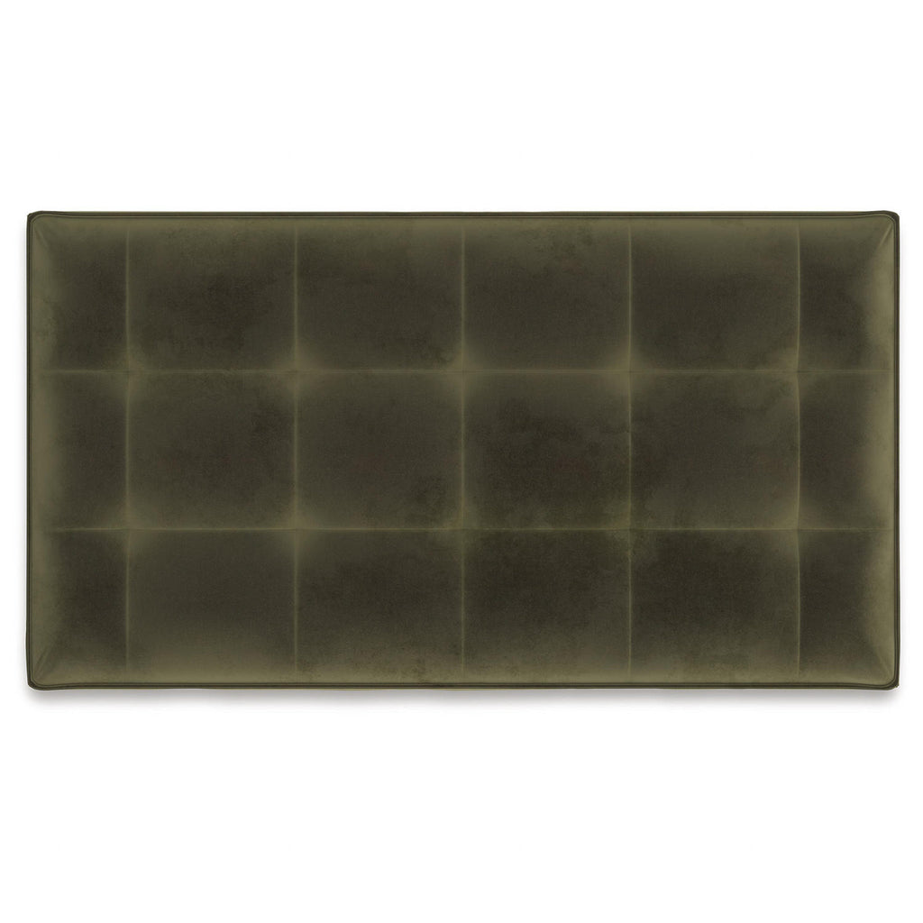 Pouf d'appoint surdimensionné Caspian-Town - Olive