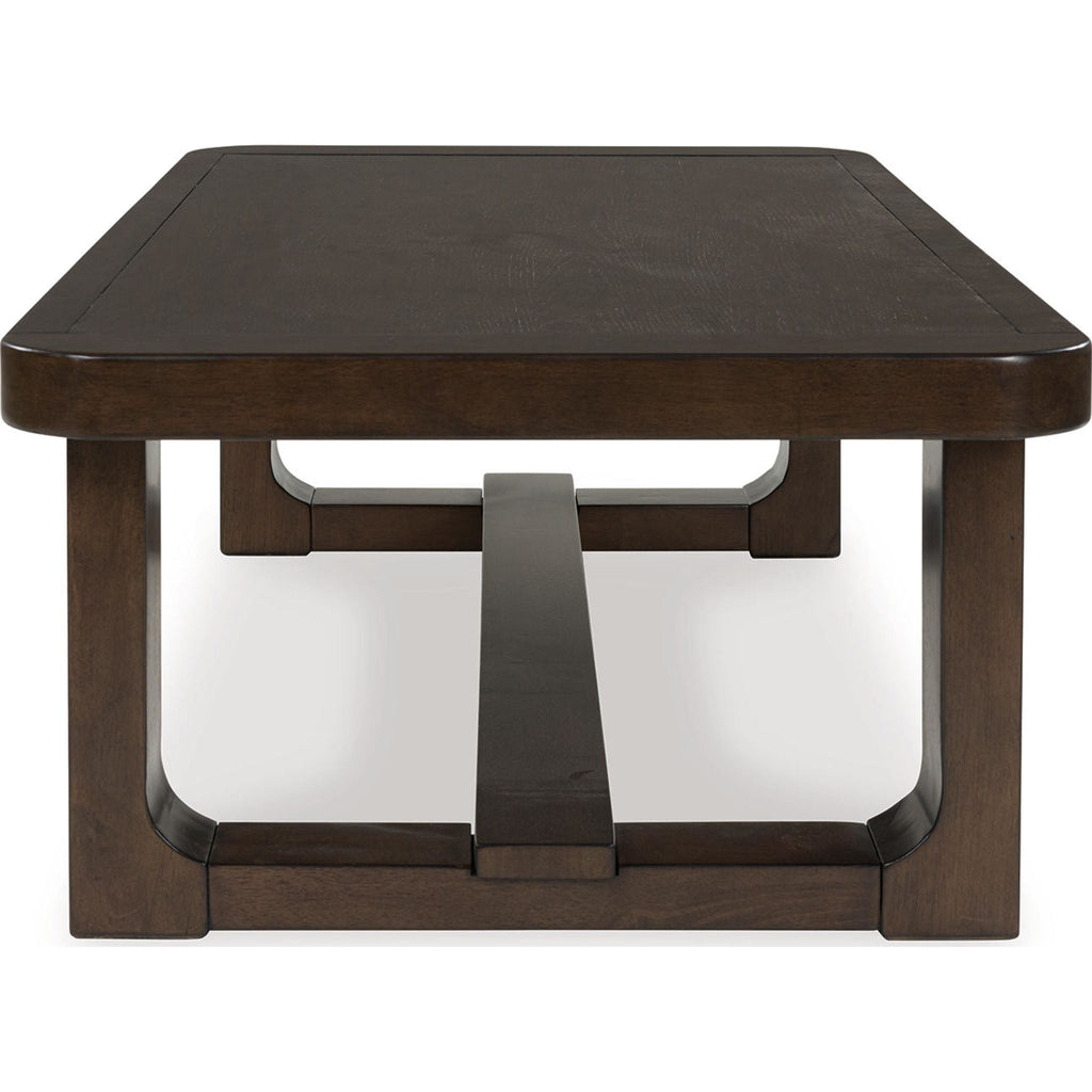 Table basse Breckington - Marron foncé