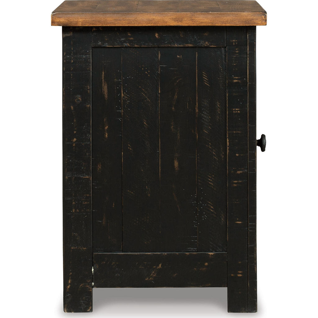 Table d'appoint Kendell Chair - Noir/Marron