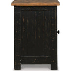 Table d'appoint Kendell Chair - Noir/Marron