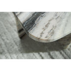 Table d'appoint Baretton - Noir/Blanc/Taupe