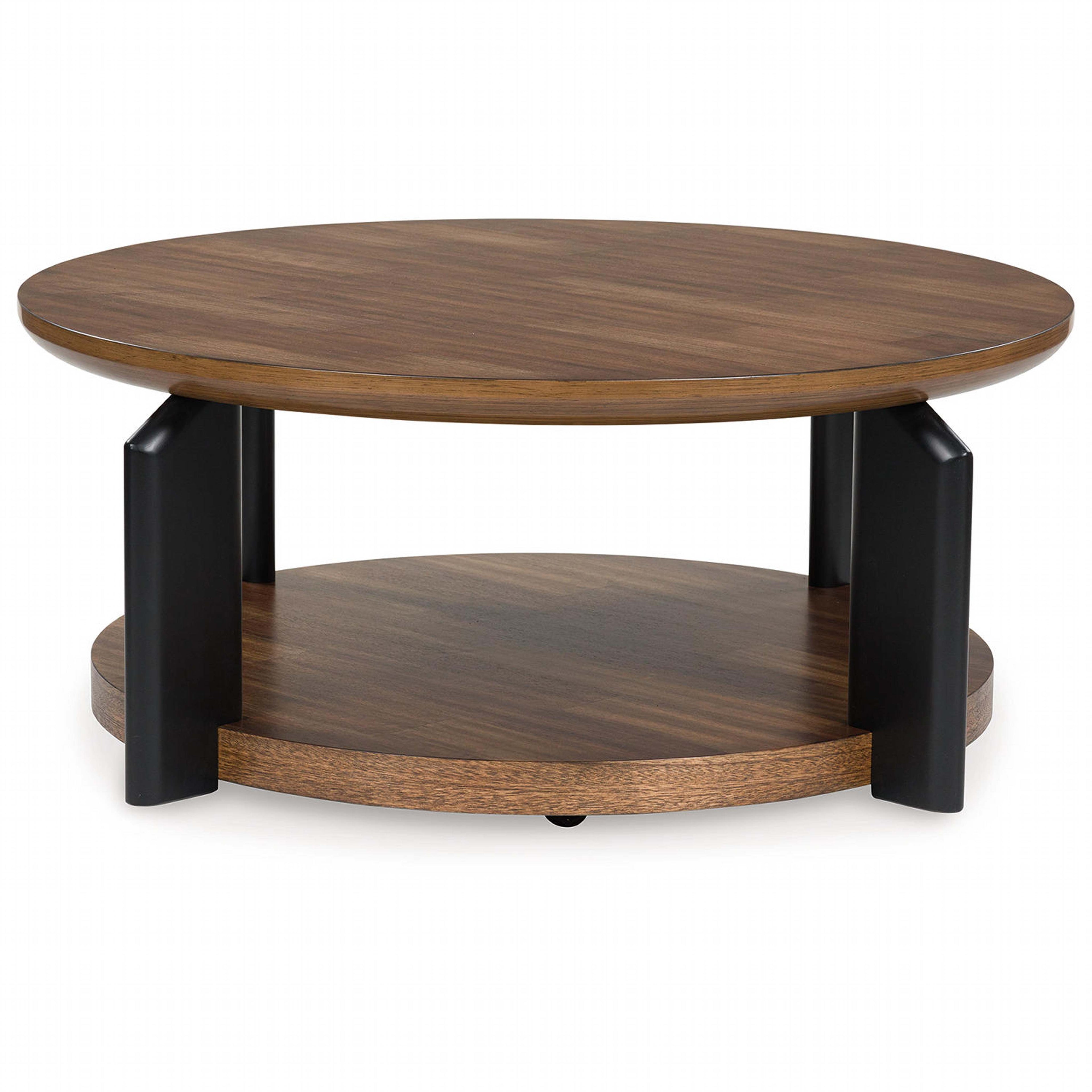 Table basse Kraeburn - Marron/Noir