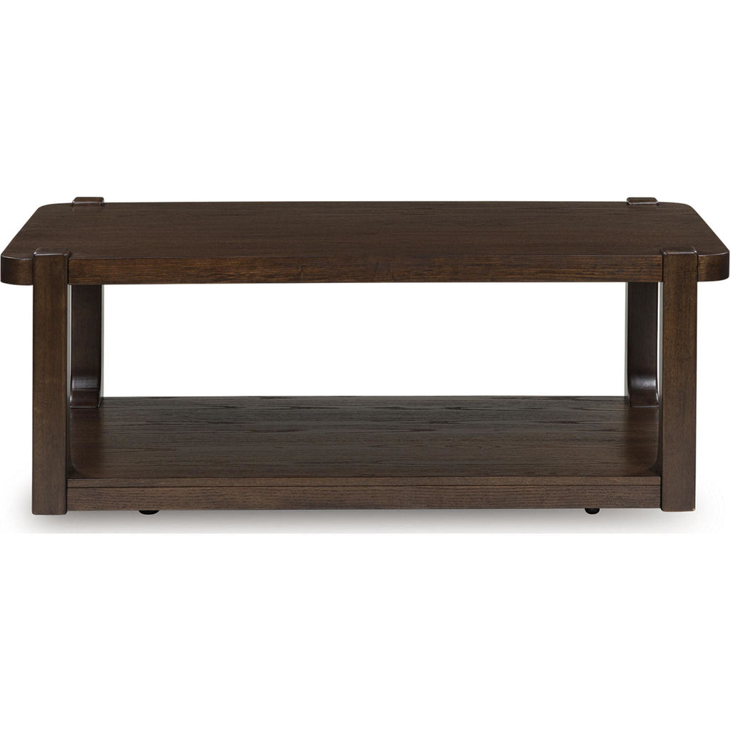 Table basse Breckington - Marron foncé