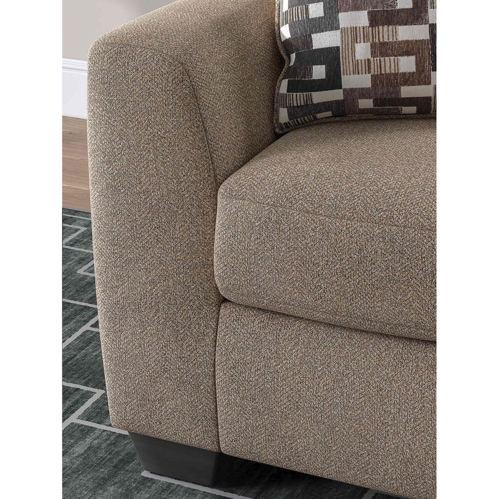 Fauteuil surdimensionné Triston-Peaks - Daim