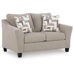 Canapé deux places Willarae - Taupe