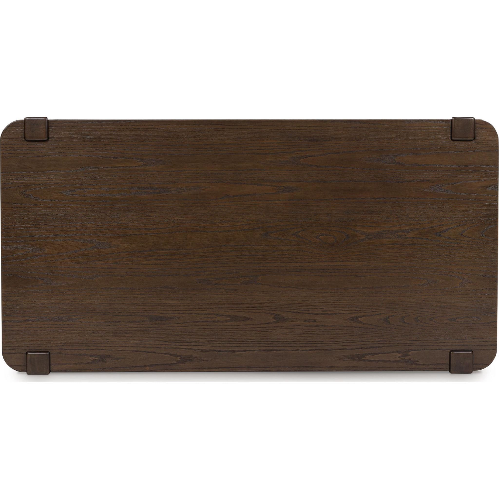 Table basse Breckington - Marron foncé