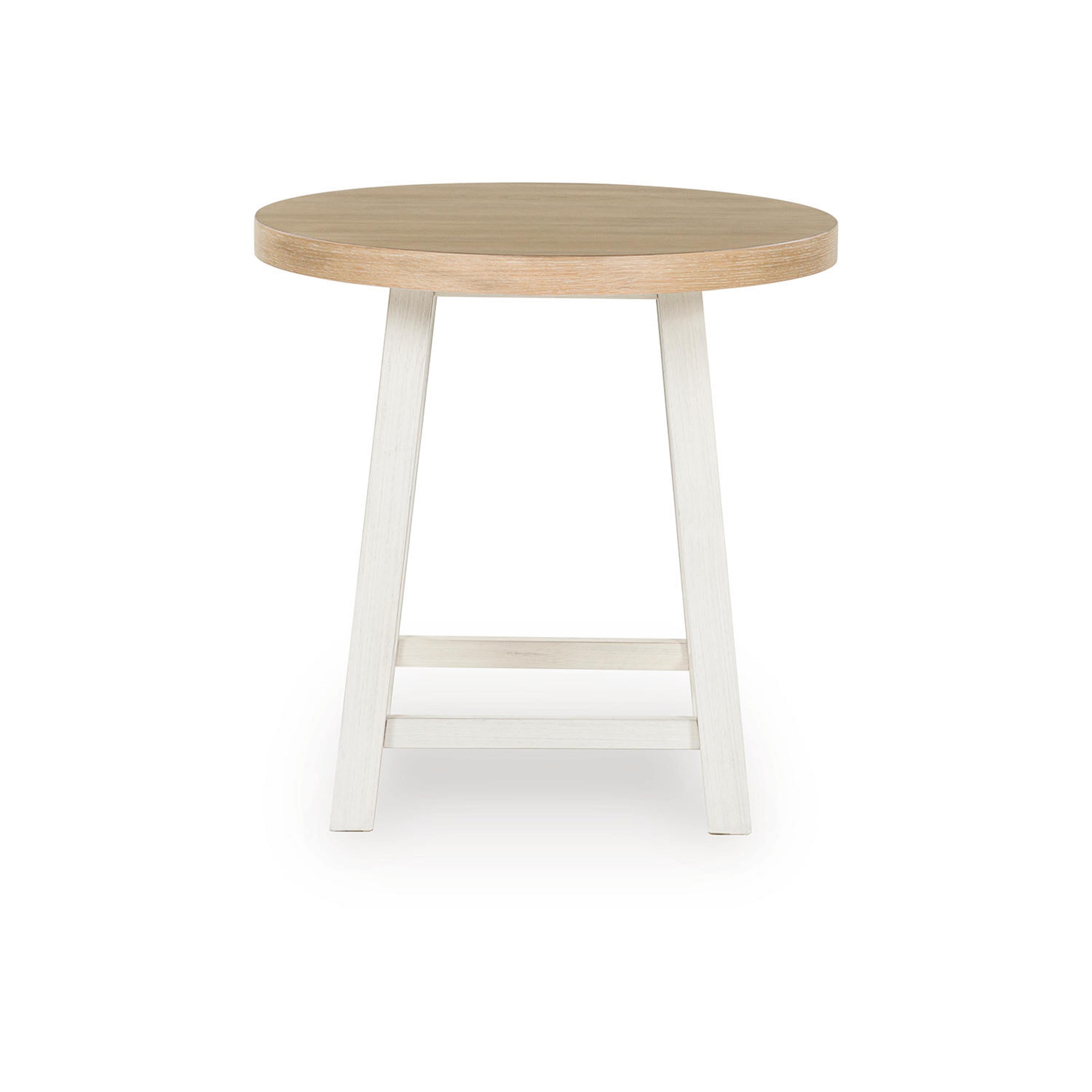 Lot de 3 tables Fawndell - Blanc antique/Brun