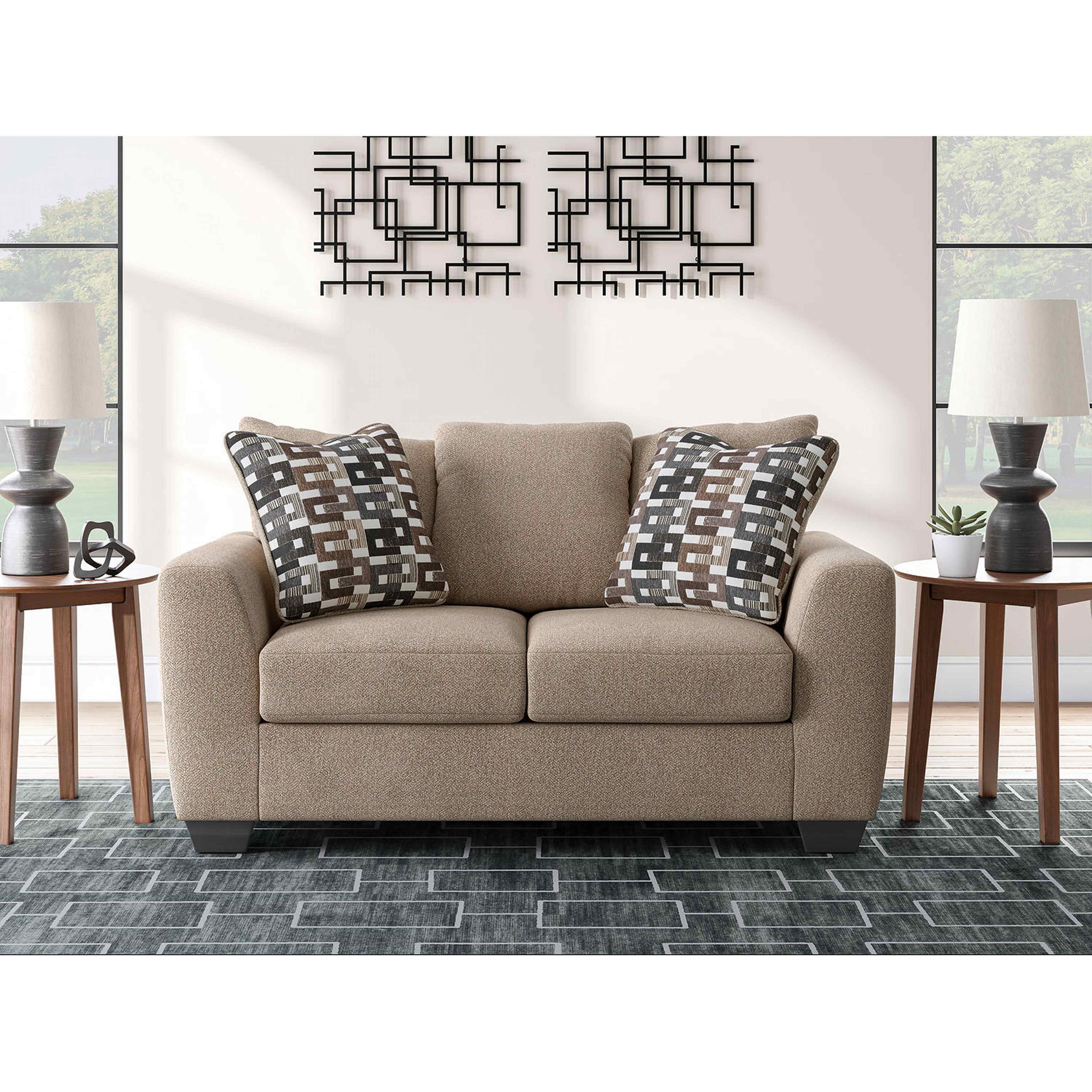 Canapé deux places Triston-Peaks - Daim