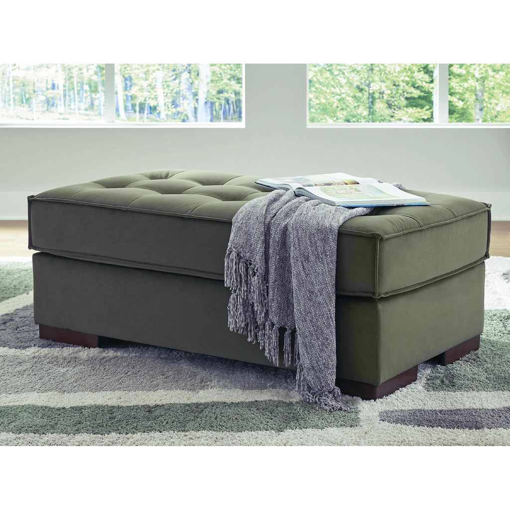 Pouf d'appoint surdimensionné Caspian-Town - Olive