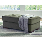 Pouf d'appoint surdimensionné Caspian-Town - Olive