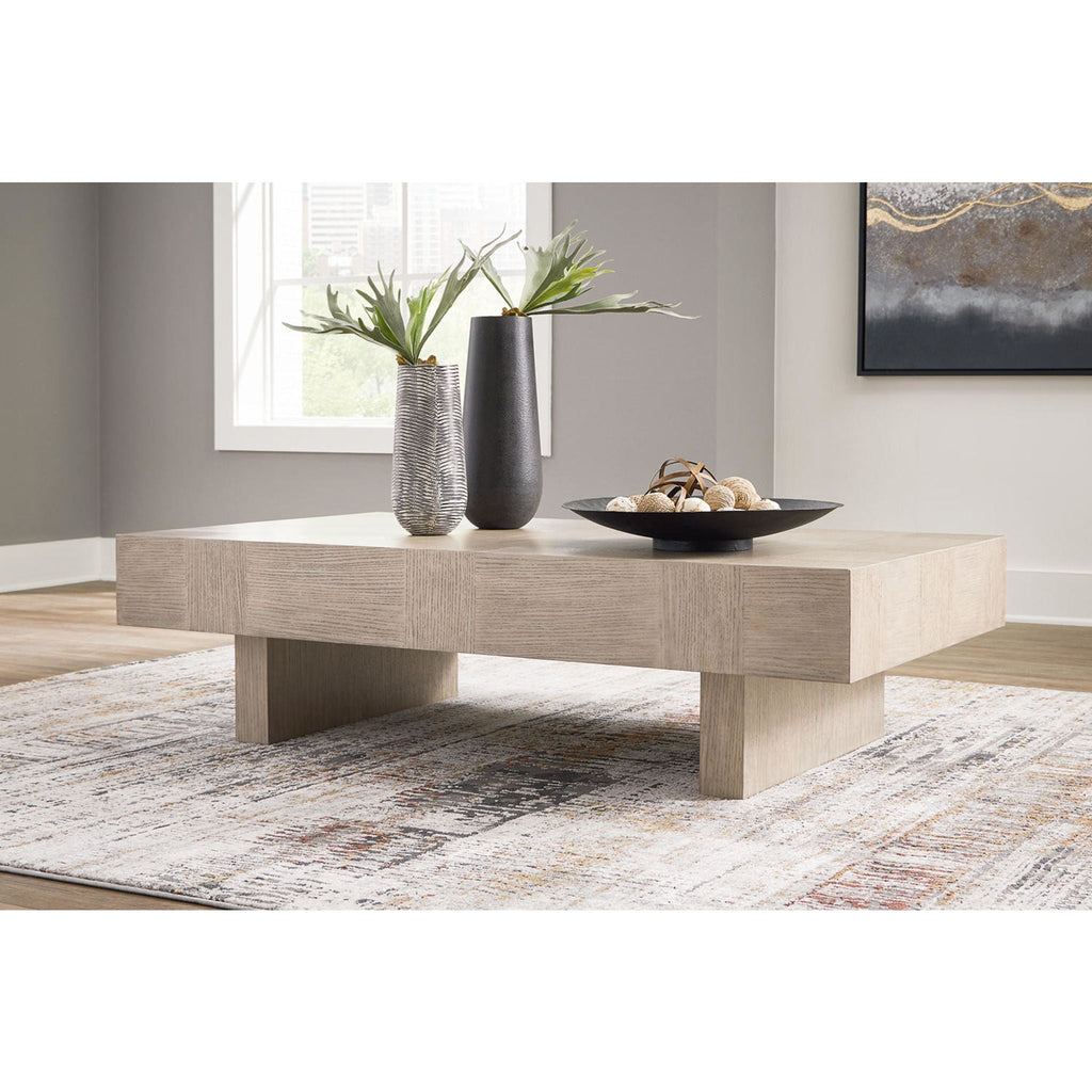 Table basse Jorlaina - Brun gris clair