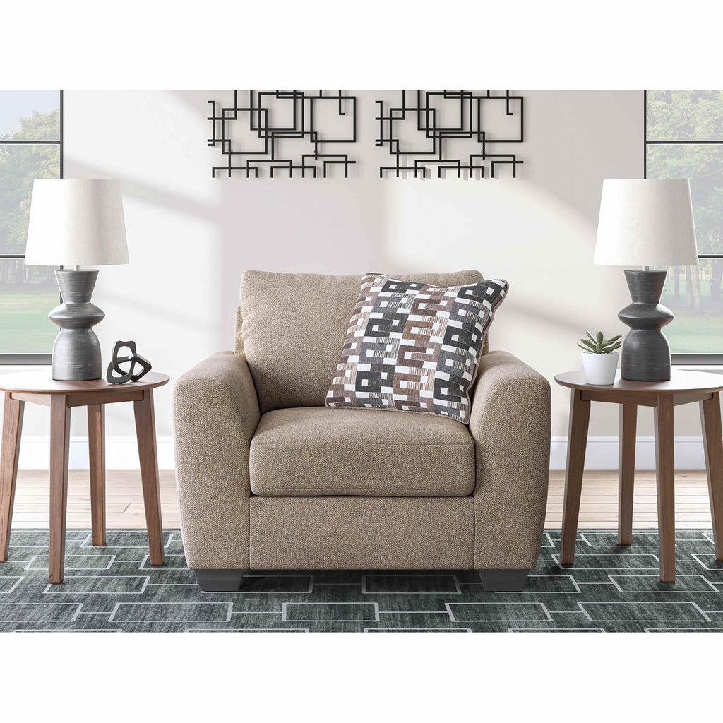 Fauteuil surdimensionné Triston-Peaks - Daim