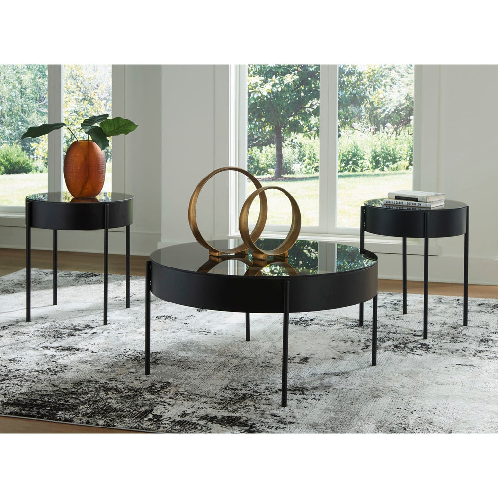 Lot de 3 tables Ardoline - Noires
