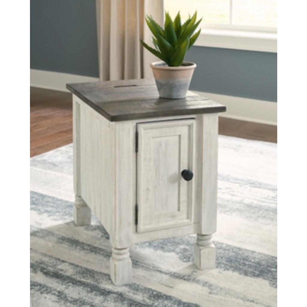Table d'appoint Havalance - Blanc/Gris
