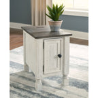 Table d'appoint Havalance - Blanc/Gris