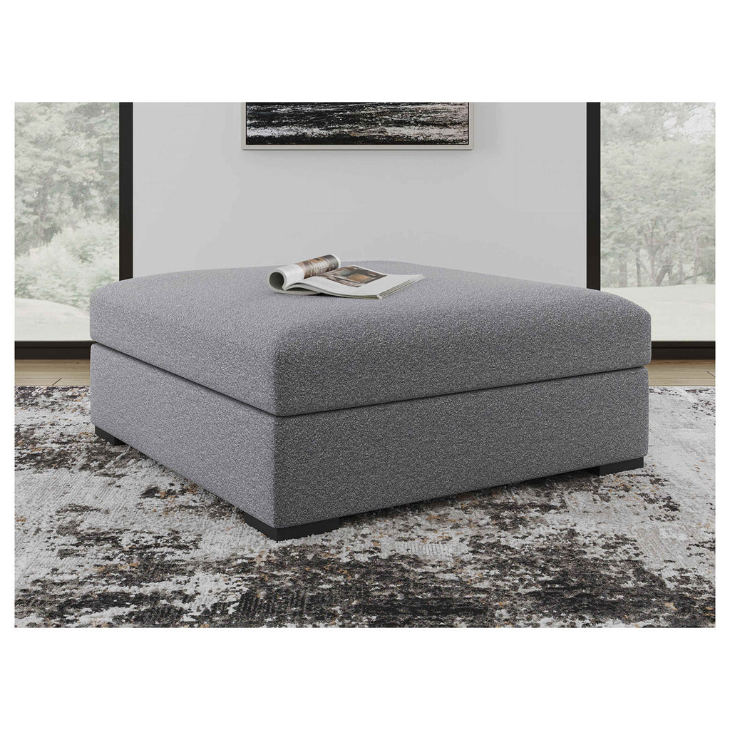 Pouf d'appoint surdimensionné Bealton - Sel et Poivre