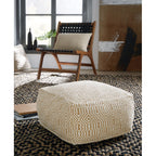 Pouf Adamont - Beige/Ivoire