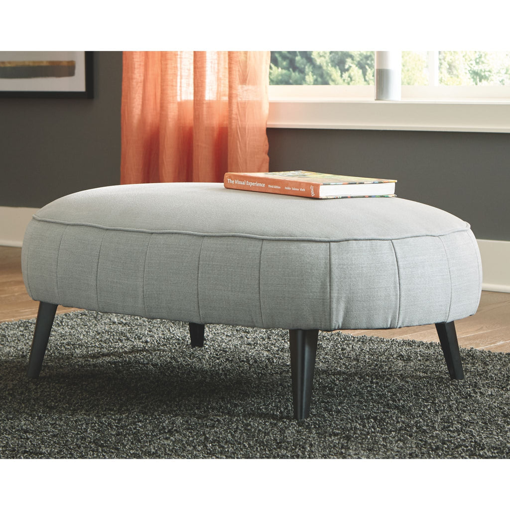 Pouf d'appoint surdimensionné Hollyann - Gris