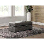 Pouf d'appoint surdimensionné Lofton-Pike - Ombre