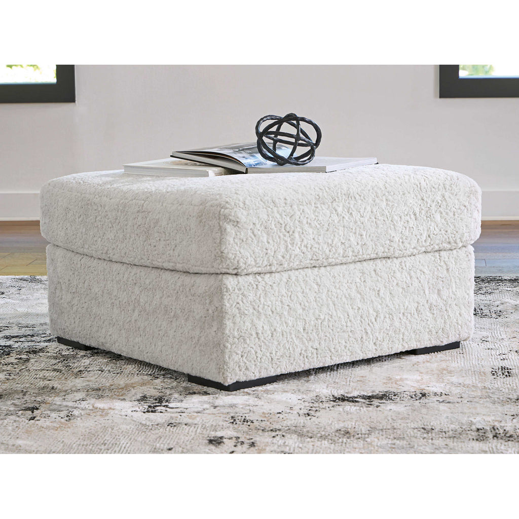 Pouf d'appoint surdimensionné Cuddle Plush - Arctique