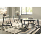 Lot de 3 tables Morgantown - Noires