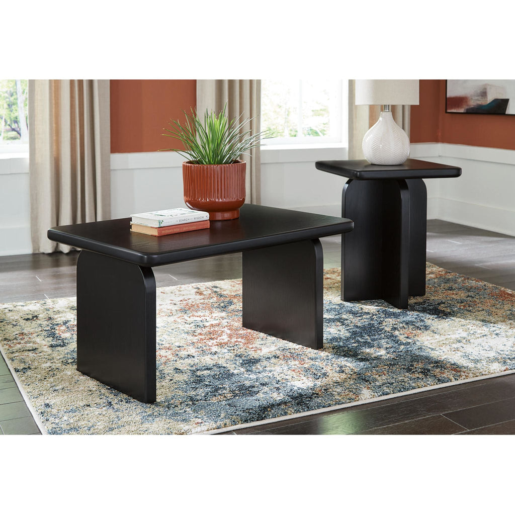 Lot de 2 tables Mitchalli - Noires