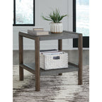 Table d'appoint Kallenny - Marron/Gris
