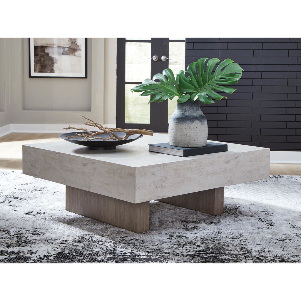 Table basse Jorlaina - Brun gris clair