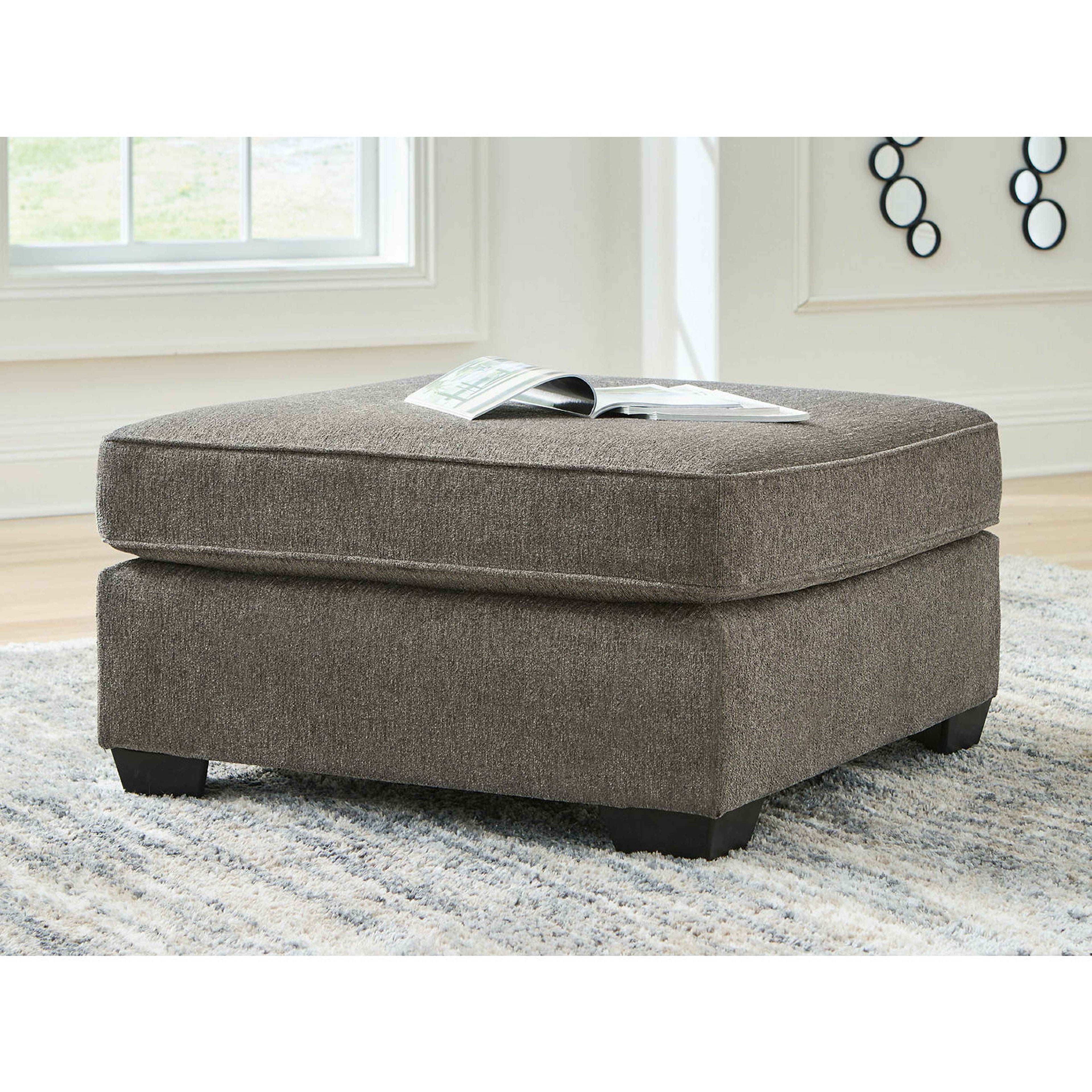 Pouf d'appoint surdimensionné Olten - Graphite